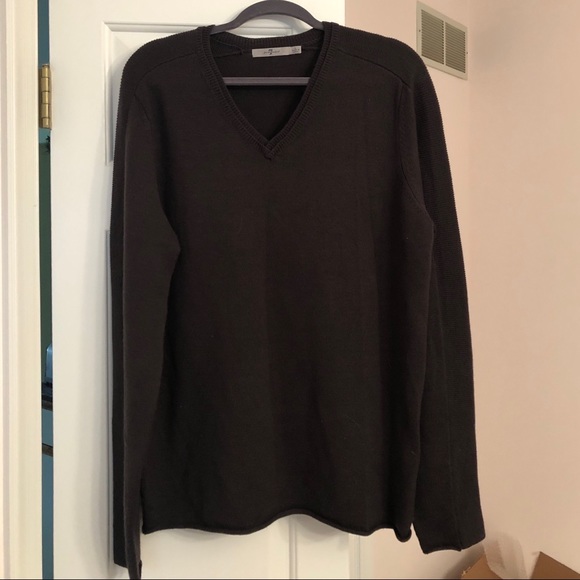 Black V Neck Sweater - Picture 5 of 6